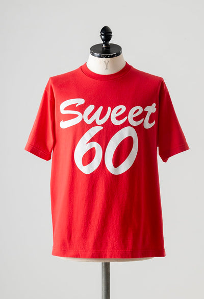 Sweet 60 /ショートスリーブTシャツ - RED