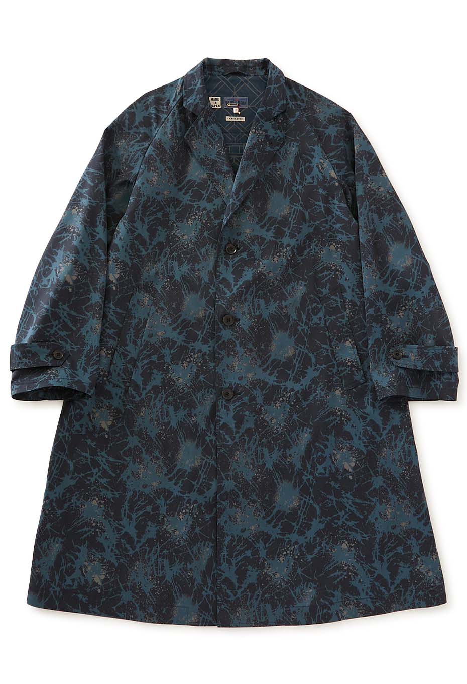 Show Catencia Glass Print Chester Coat - NAVY