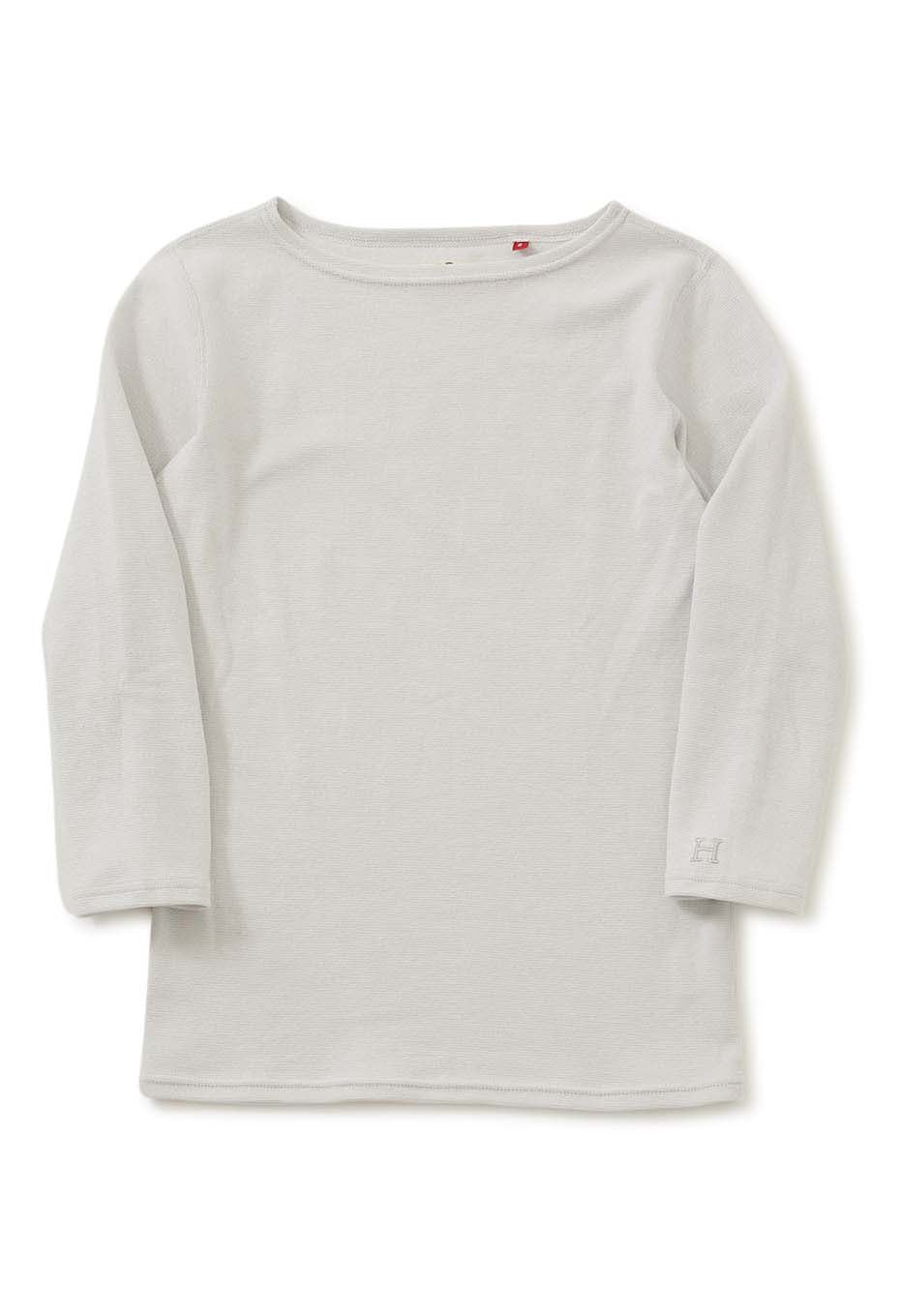 ストレッチフライス ボートネック ハーフスリーブ Tシャツ ウィメンズ - SV GREY