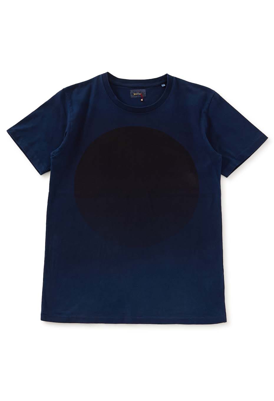 REWORK Oomaru Indigo Short Sleeve T-shirt - INDIGO