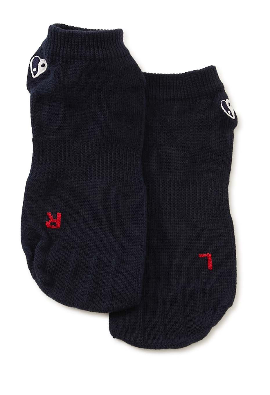 OKURA 見えない五本指の靴下 アンクルソックス - NAVY