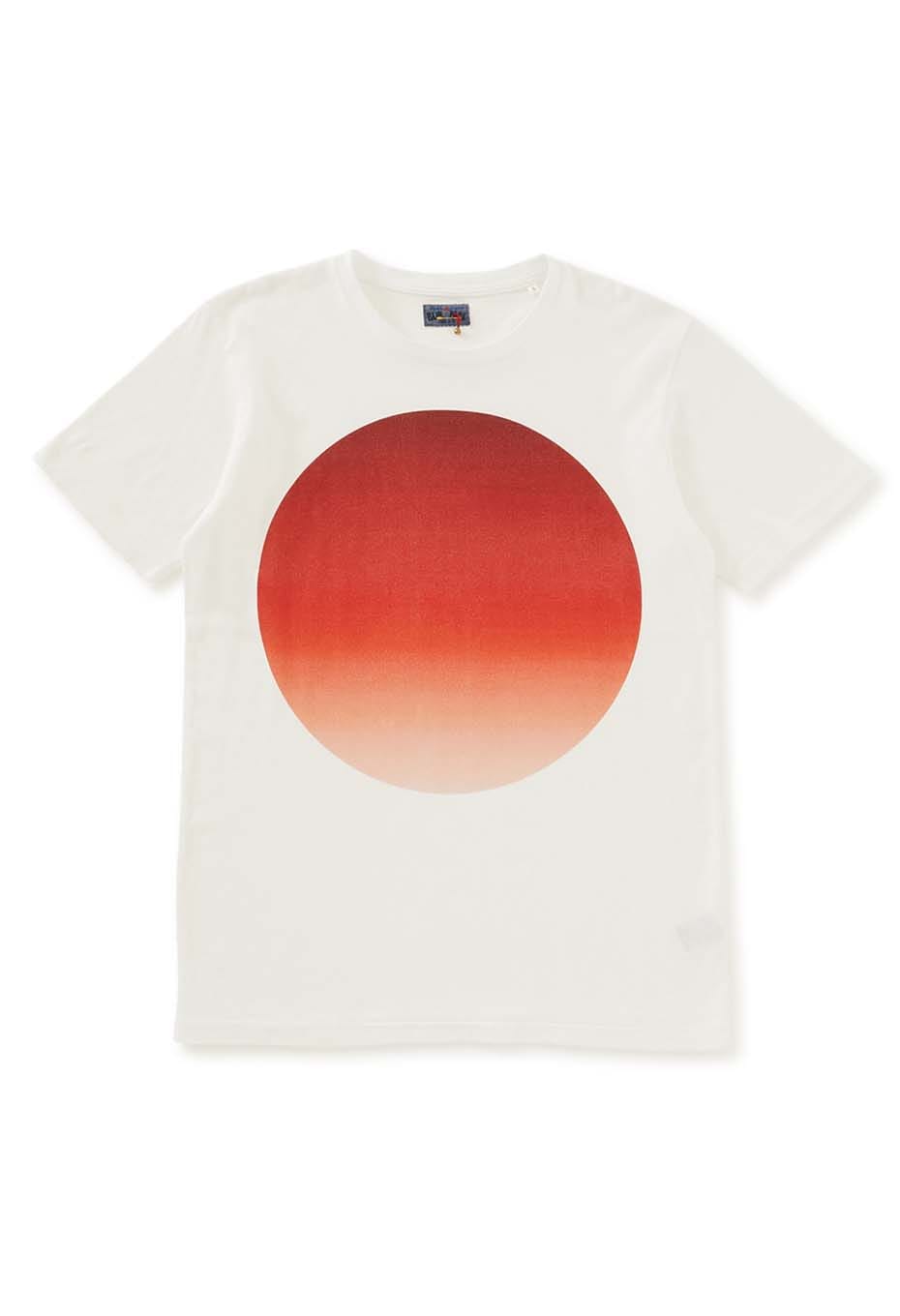 オオマルグラデーション ショートスリーブ Ｔシャツ - RED