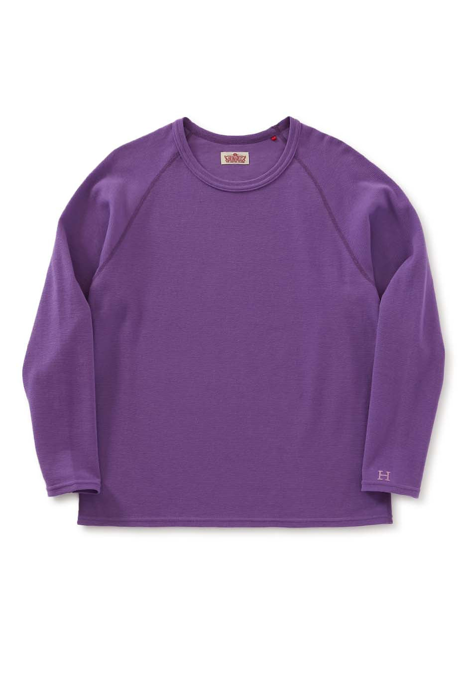 ストレッチフライス リラックスフィット LS Tシャツ ウィメンズ - PURPLE