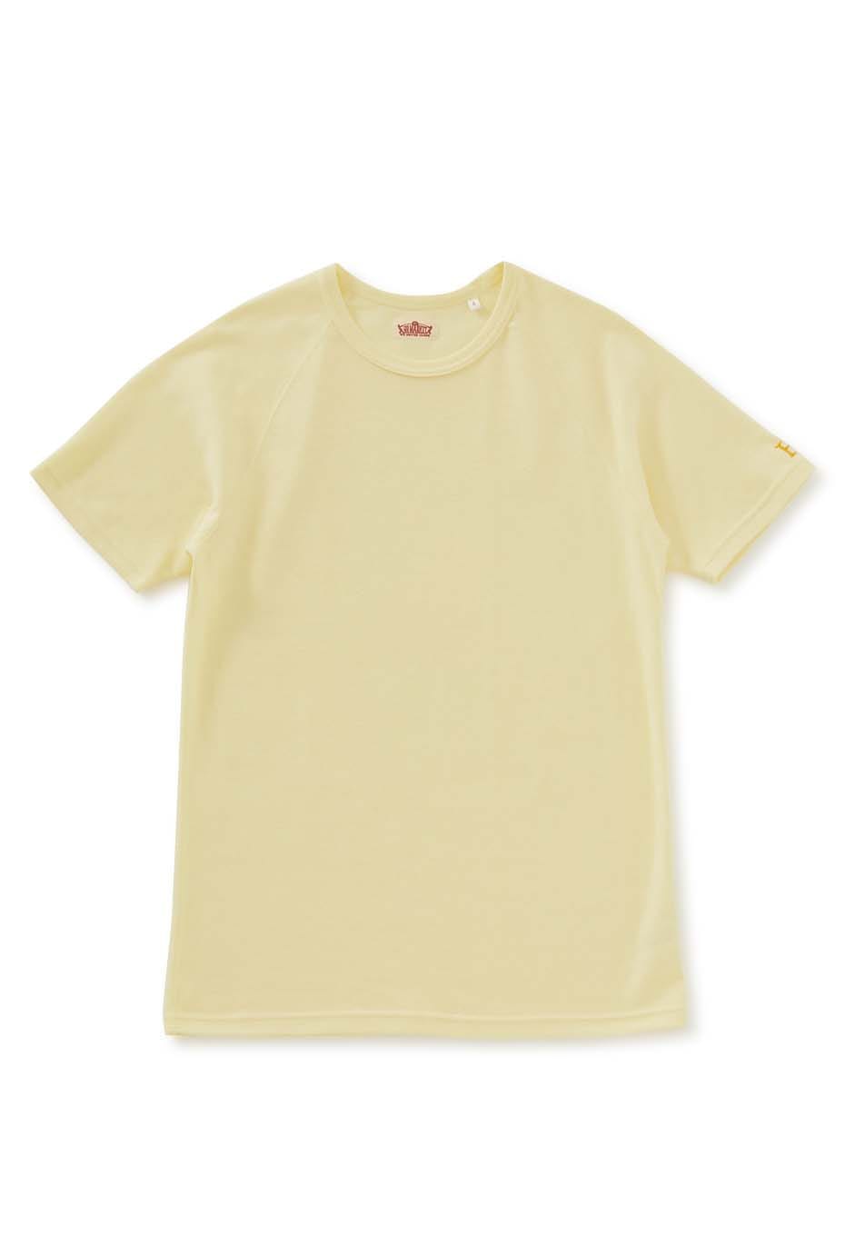 ストレッチフライス ショートスリーブ Tシャツ - LT YELLOW