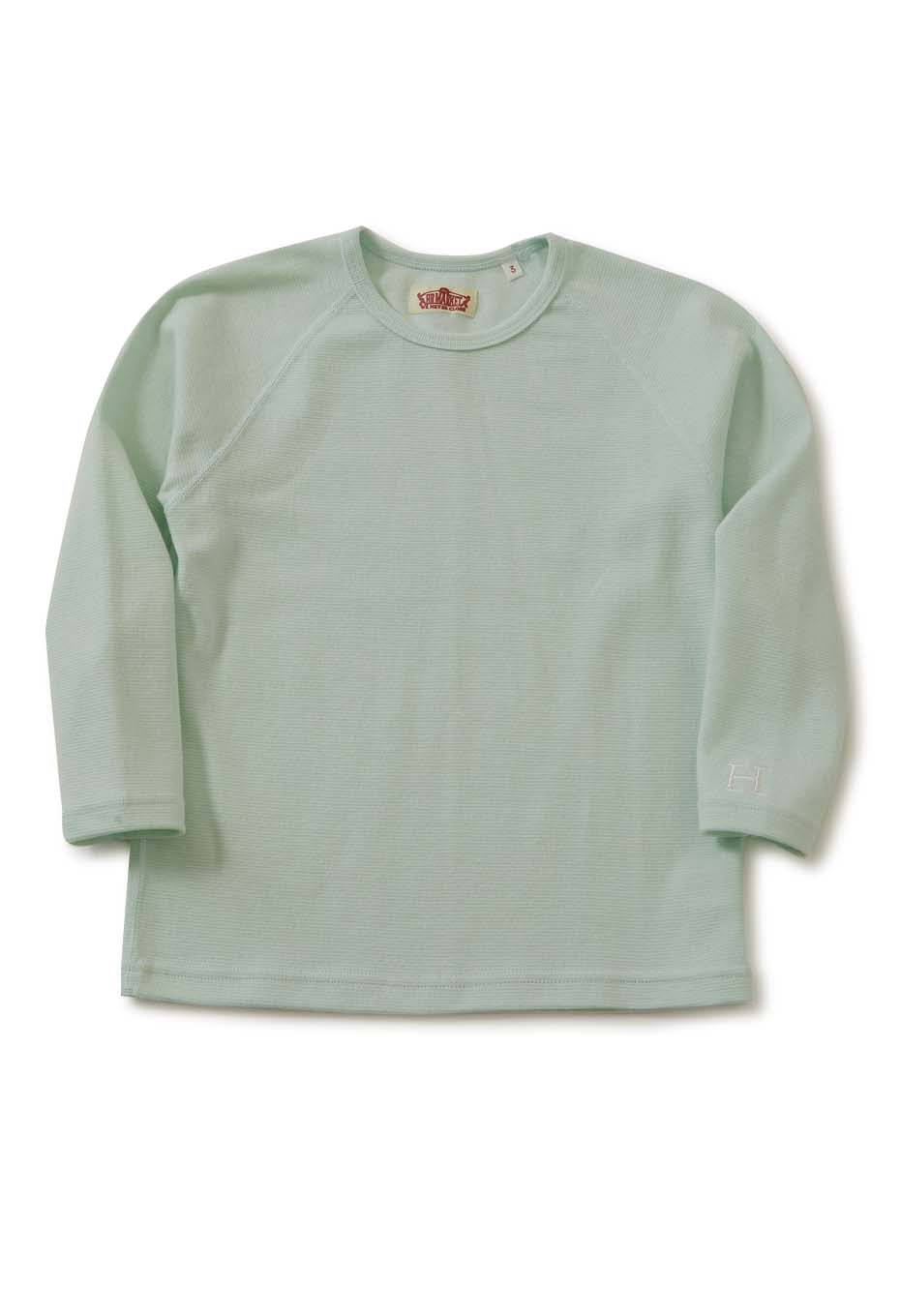 キッズ ストレッチフライス ロングスリーブ  Tシャツ - ICE MINT