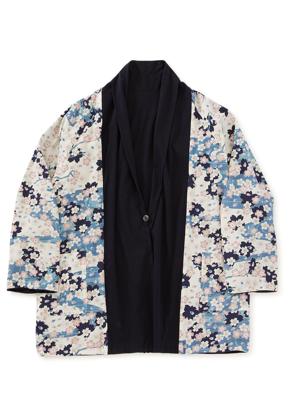 Nagare Sakura Reversible Japan Jacket - WHITE
