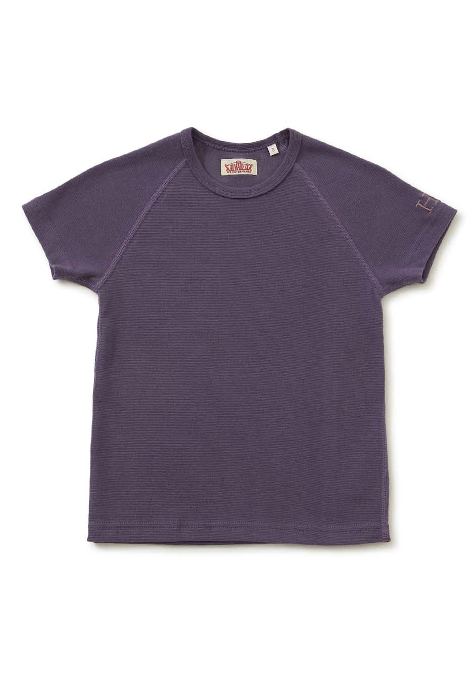 キッズ ストレッチフライス ショートスリーブ Tシャツ - DK PURPLE