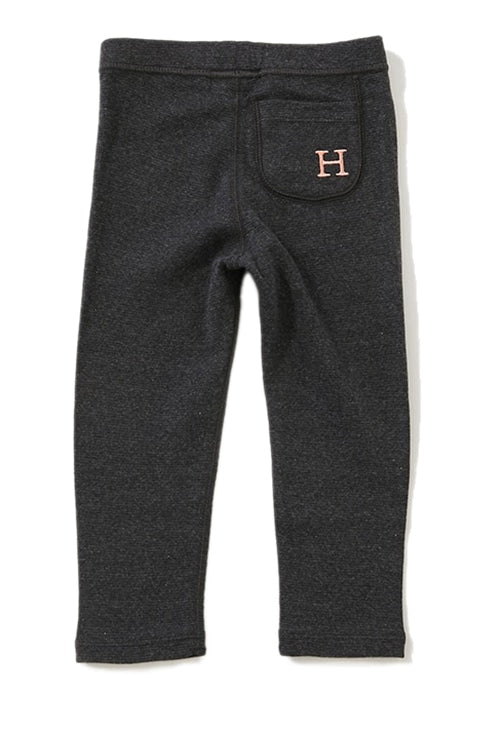 キッズ ストレッチフライス レギンス - DARK GREY