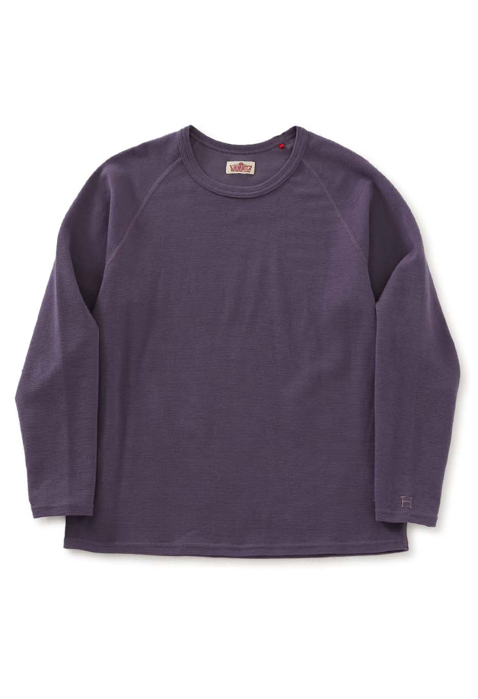 ストレッチフライス リラックスフィット LS Tシャツ ウィメンズ - DK PURPLE