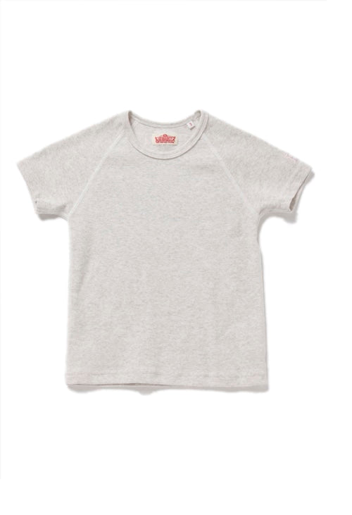 キッズ ストレッチフライス ショートスリーブ Tシャツ - NATURAL