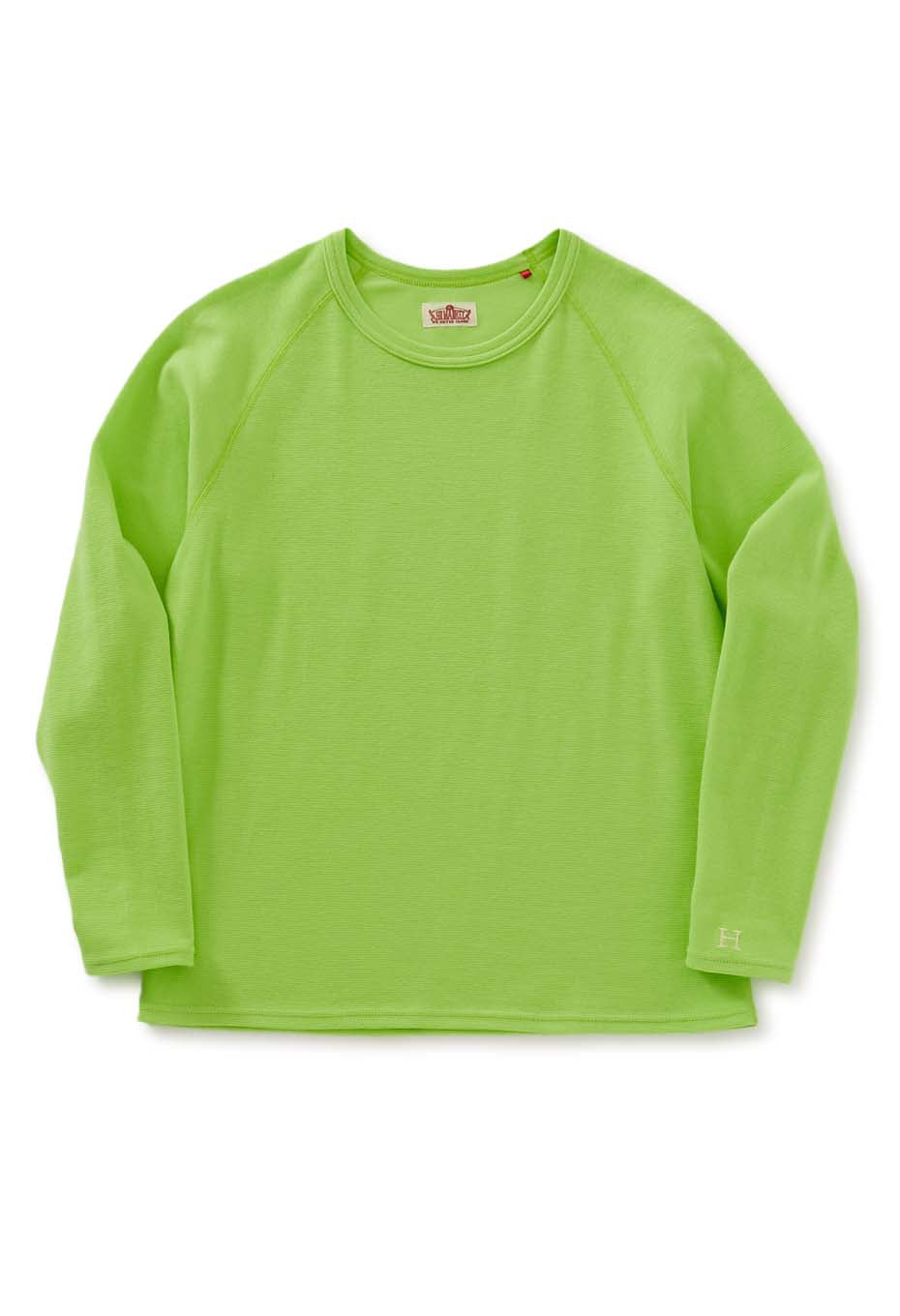 ストレッチフライス リラックスフィット LS Tシャツ ウィメンズ - YEL GREEN
