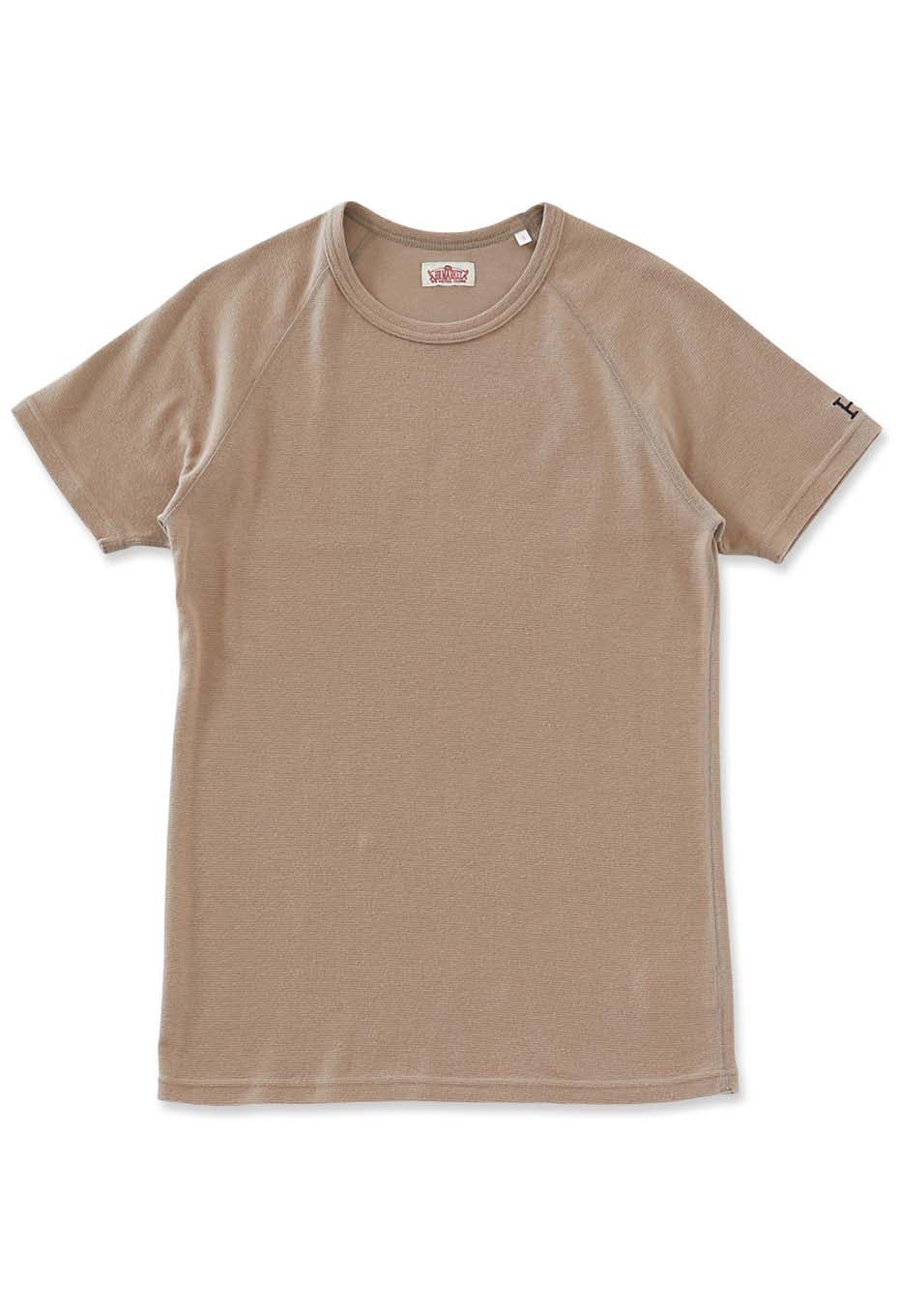 ストレッチフライス ショートスリーブ Tシャツ - SAND