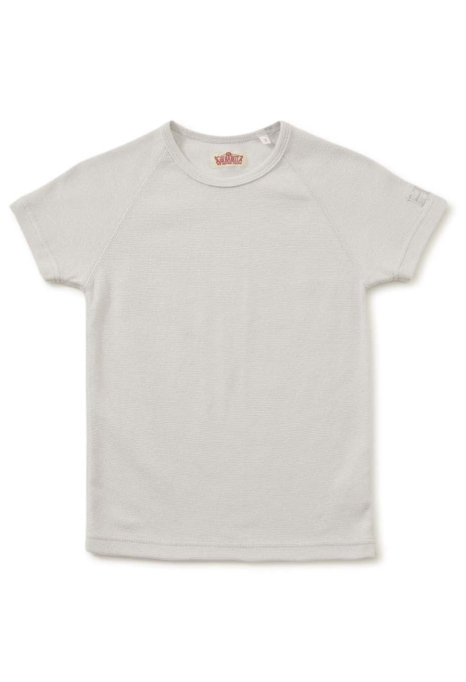 キッズ ストレッチフライス ショートスリーブ Tシャツ - SV GREY