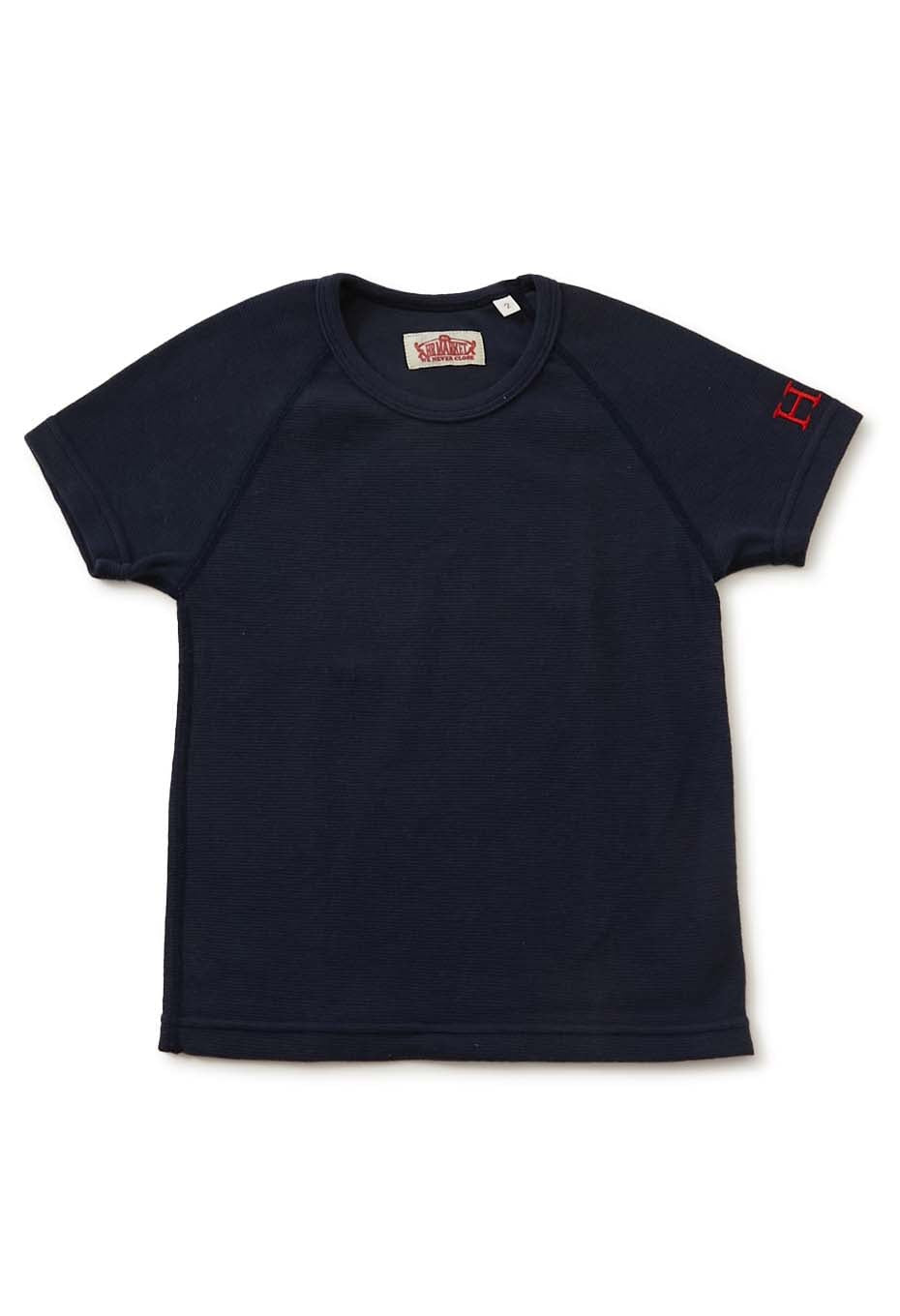 キッズ ストレッチフライス ショートスリーブ Tシャツ - NAVY