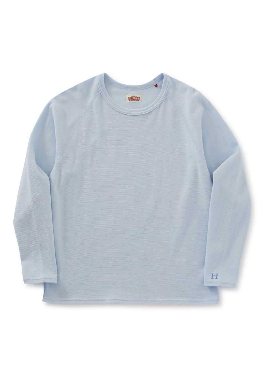 ストレッチフライス リラックスフィット LS Tシャツ ウィメンズ - LIGHT BLUE