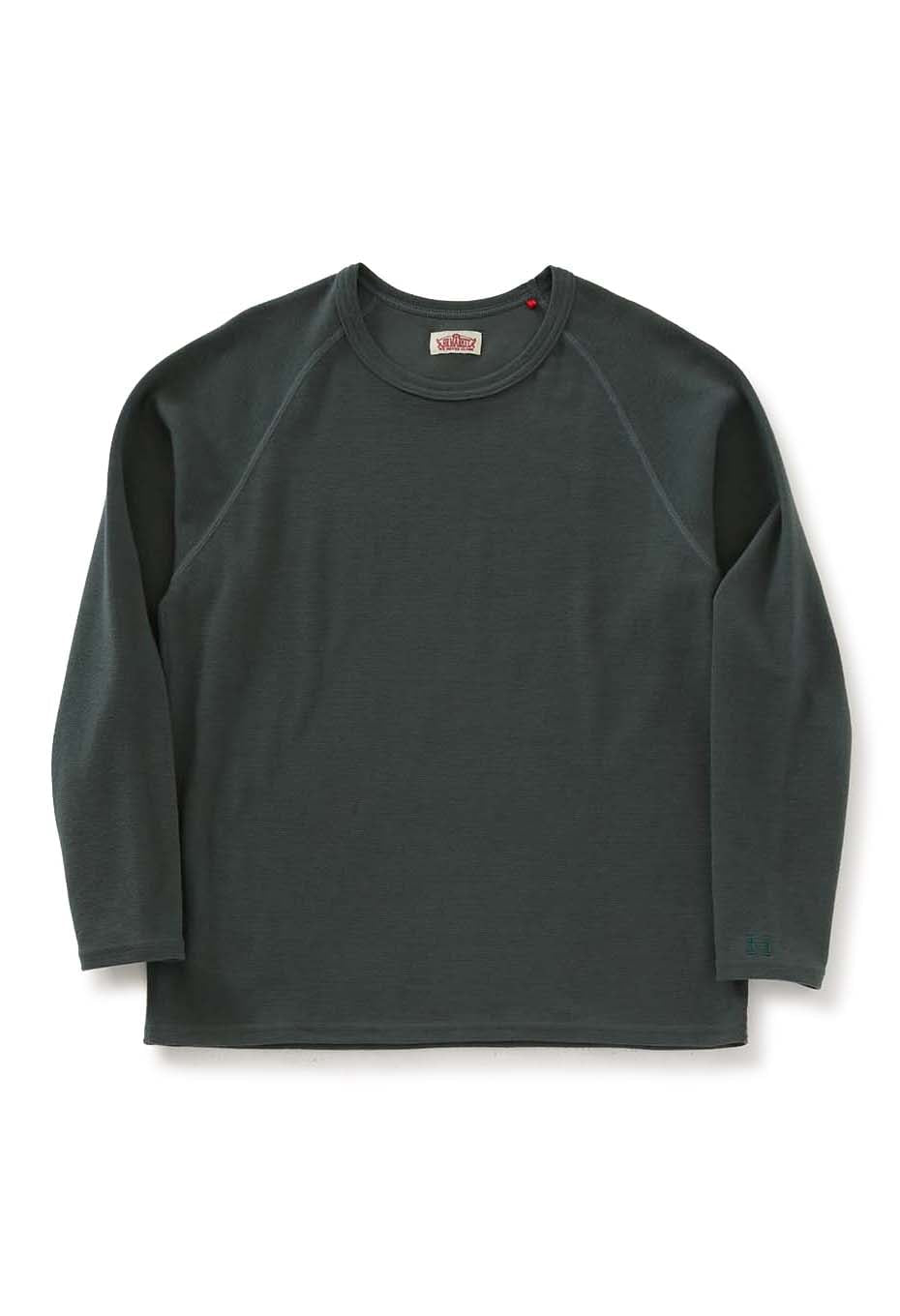 ストレッチフライス リラックスフィット LS Tシャツ ウィメンズ - GREEN