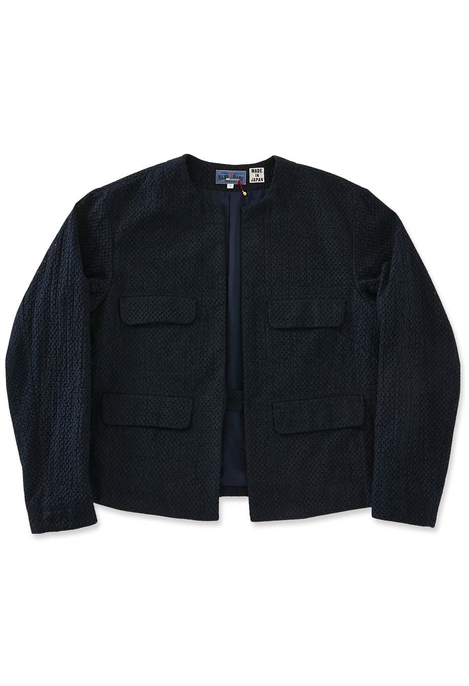 マイヤーレース ノーカラージャケット ウィメンズ - DARK NAVY