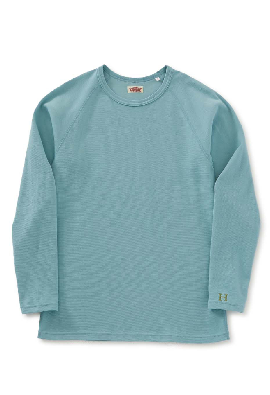 ストレッチフライス ロングスリーブ Tシャツ - TEAL