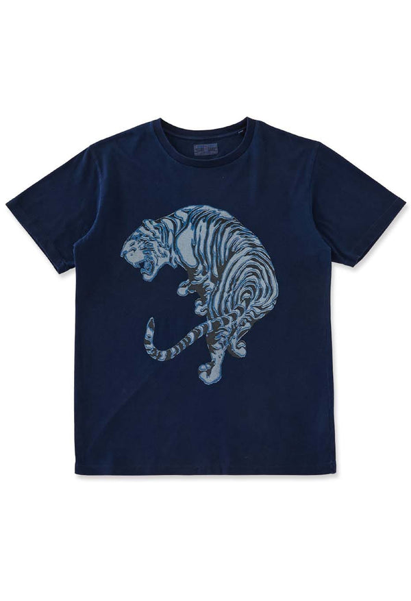 ミカエリタイガー バッセンTシャツ - INDIGO