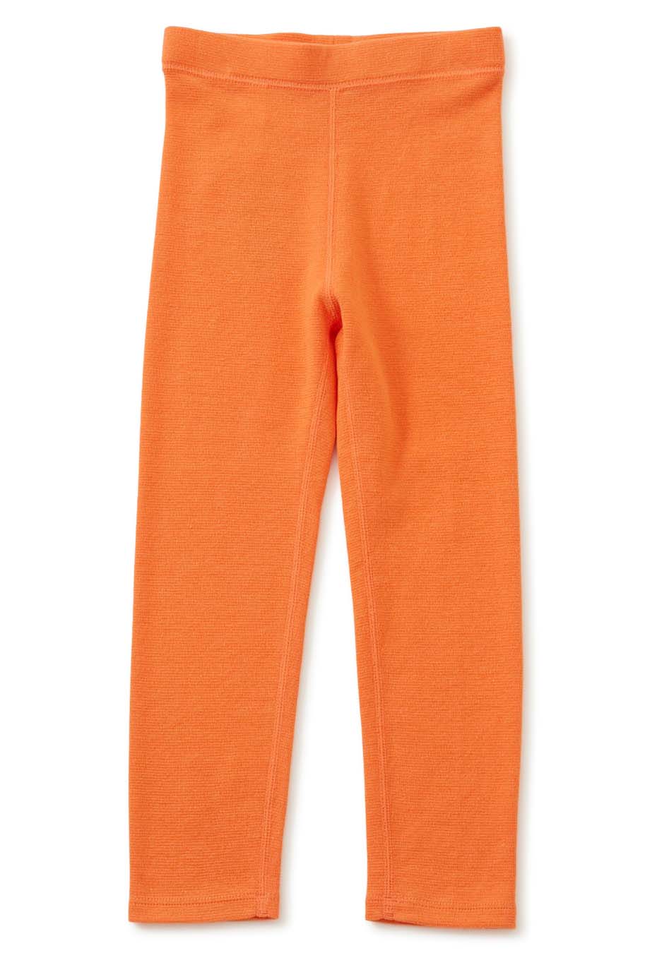 キッズ ストレッチフライス レギンス - LT ORANGE
