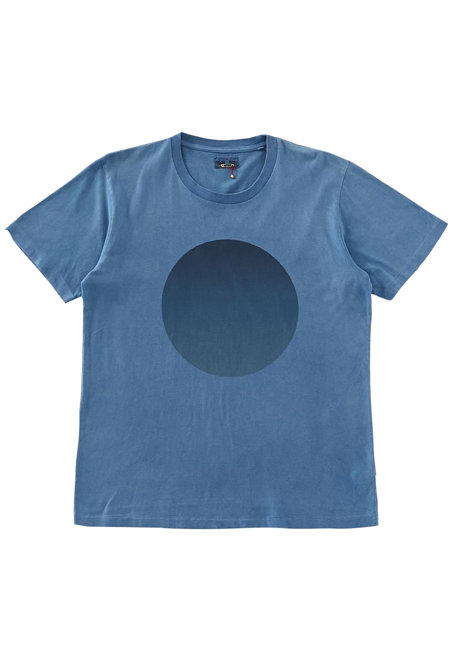 インディゴオオマルプリント ショートスリーブTシャツ - B