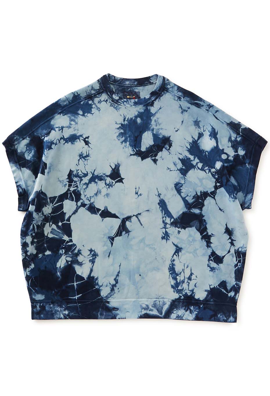 エイトロックスムース インディゴシボリ フレンチTシャツ - INDIGO