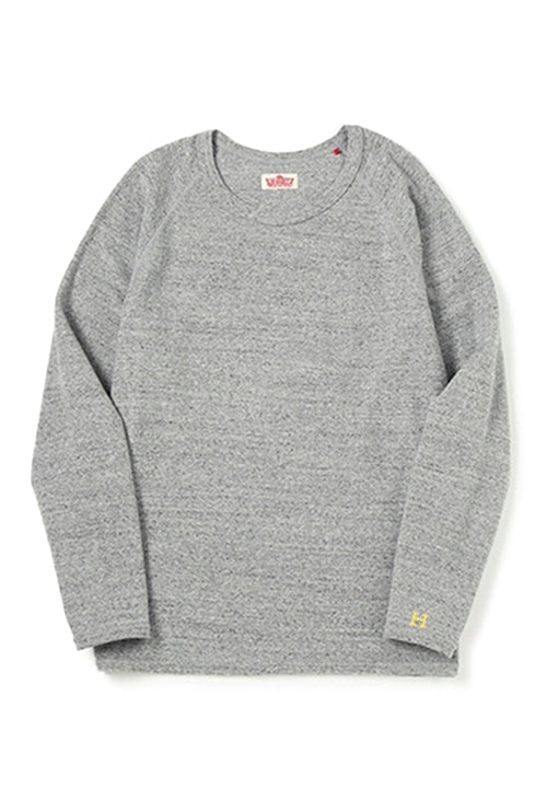 ストレッチフライス リラックスフィット LS Tシャツ ウィメンズ - GREY