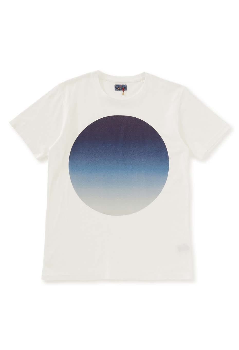 オオマルグラデーション ショートスリーブ Ｔシャツ - BLUE