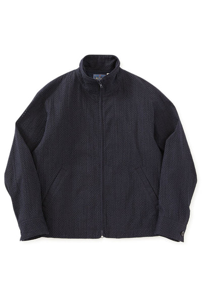 Meyer lace zip-up jacket - DARK NAVY