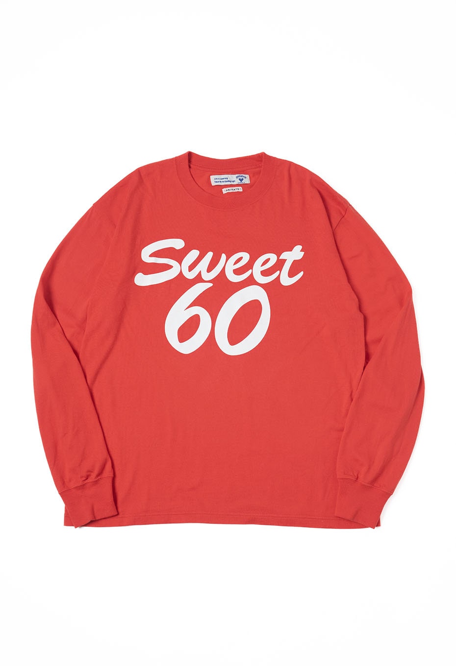 Sweet 60 /ロングスリーブTシャツ - RED