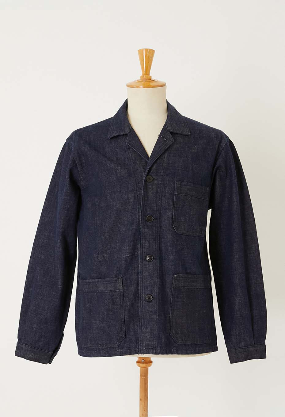 JAPAN DORAKU テンネンホンアイ セルビッチデニムワークジャケット - INDIGO