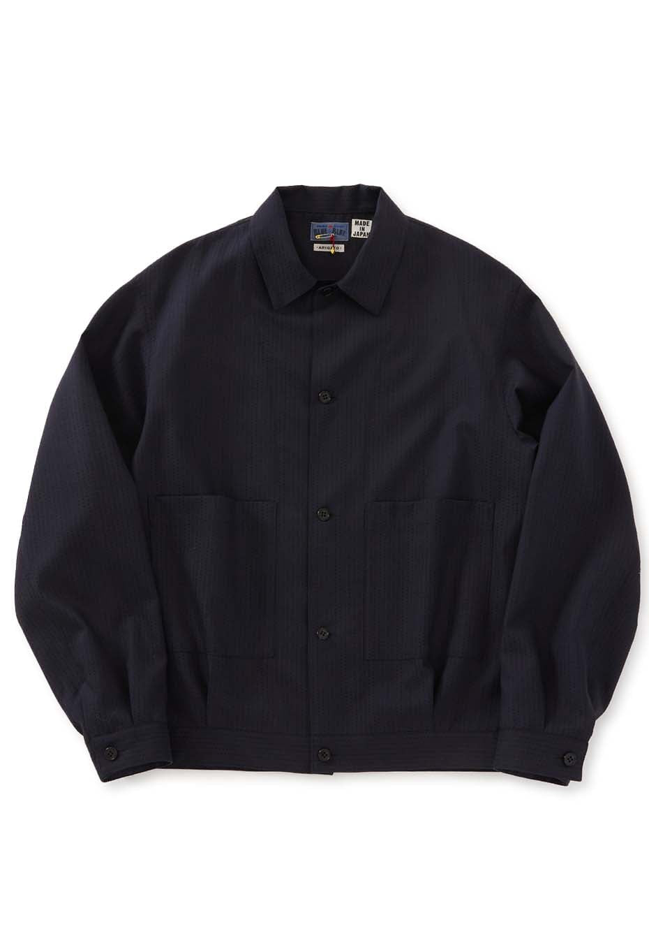 ウールドビーサシコ シャツジャケット - DARK NAVY