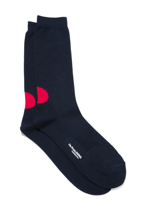 JAPAN FLAG バックスタイルソックス - NAVY