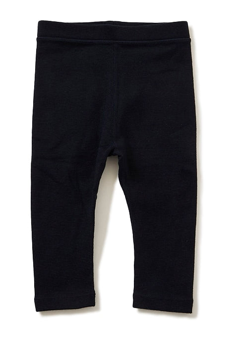 キッズ ストレッチフライス レギンス - DARK NAVY