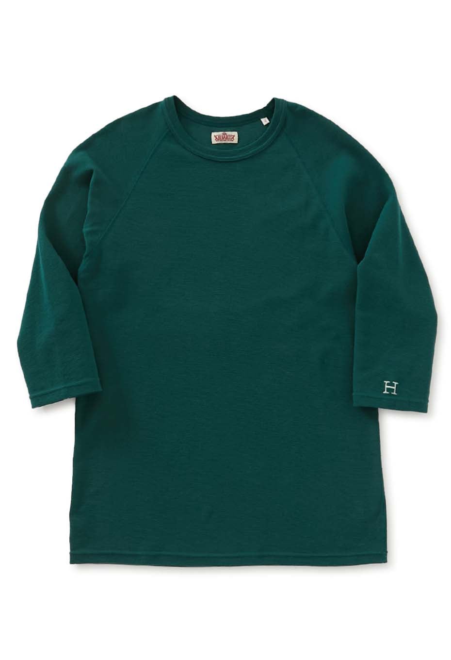 ストレッチフライス ハーフスリーブ Tシャツ - DARK GREEN