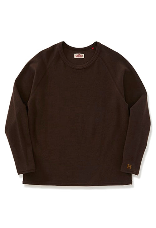 ストレッチフライス リラックスフィット LS Tシャツ ウィメンズ - CHOCO