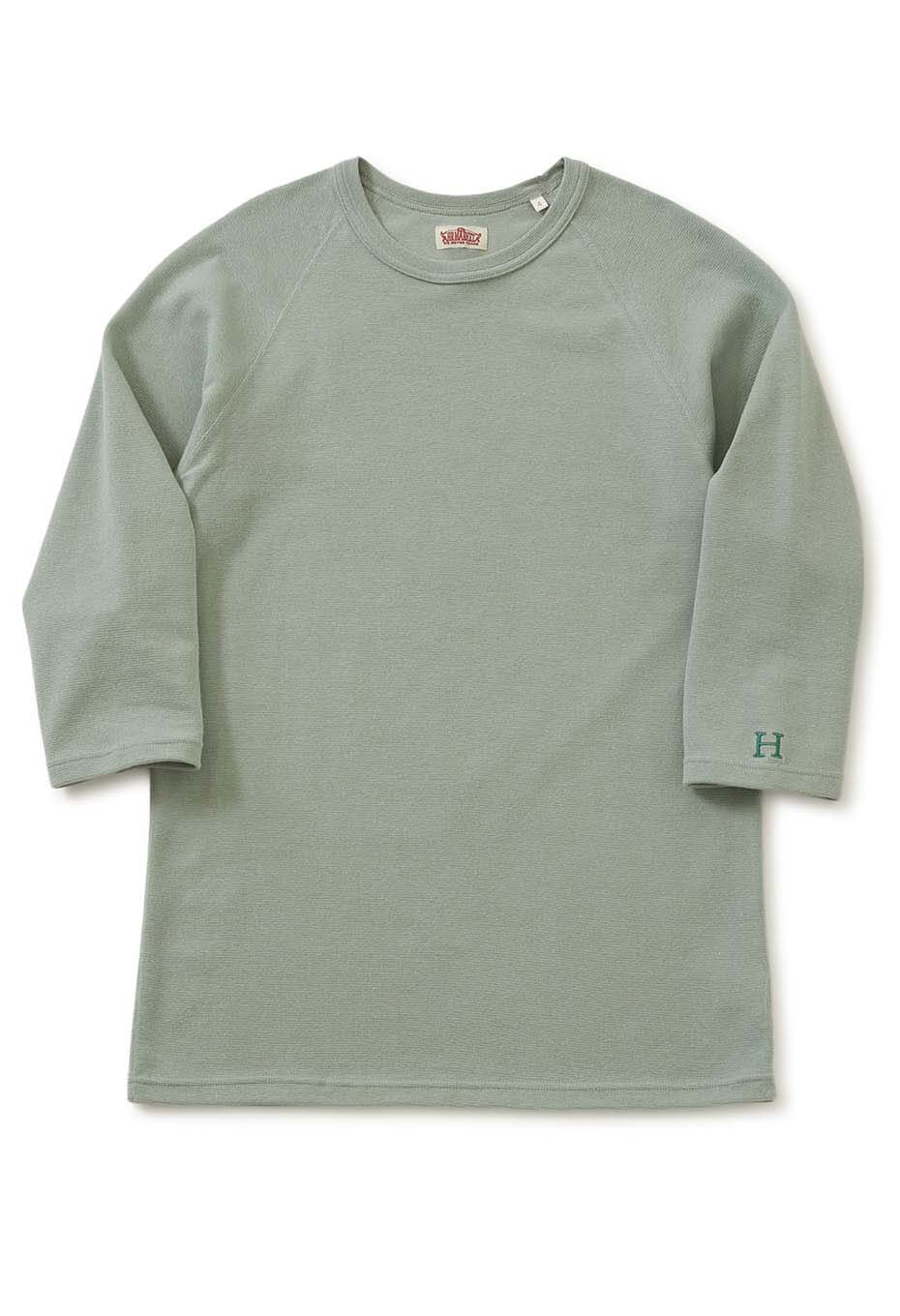 ストレッチフライス ハーフスリーブ Tシャツ - SAGE GREEN