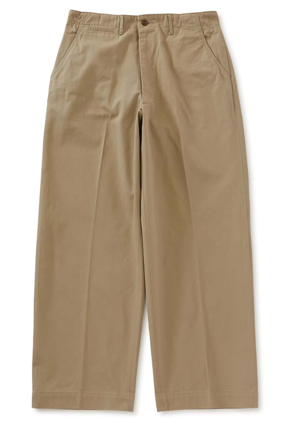 3PLY Chino Military Trousers - KHAKI