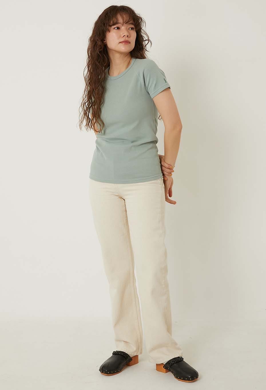 ストレッチフライス ショートスリーブ Tシャツ - SAGE GREEN