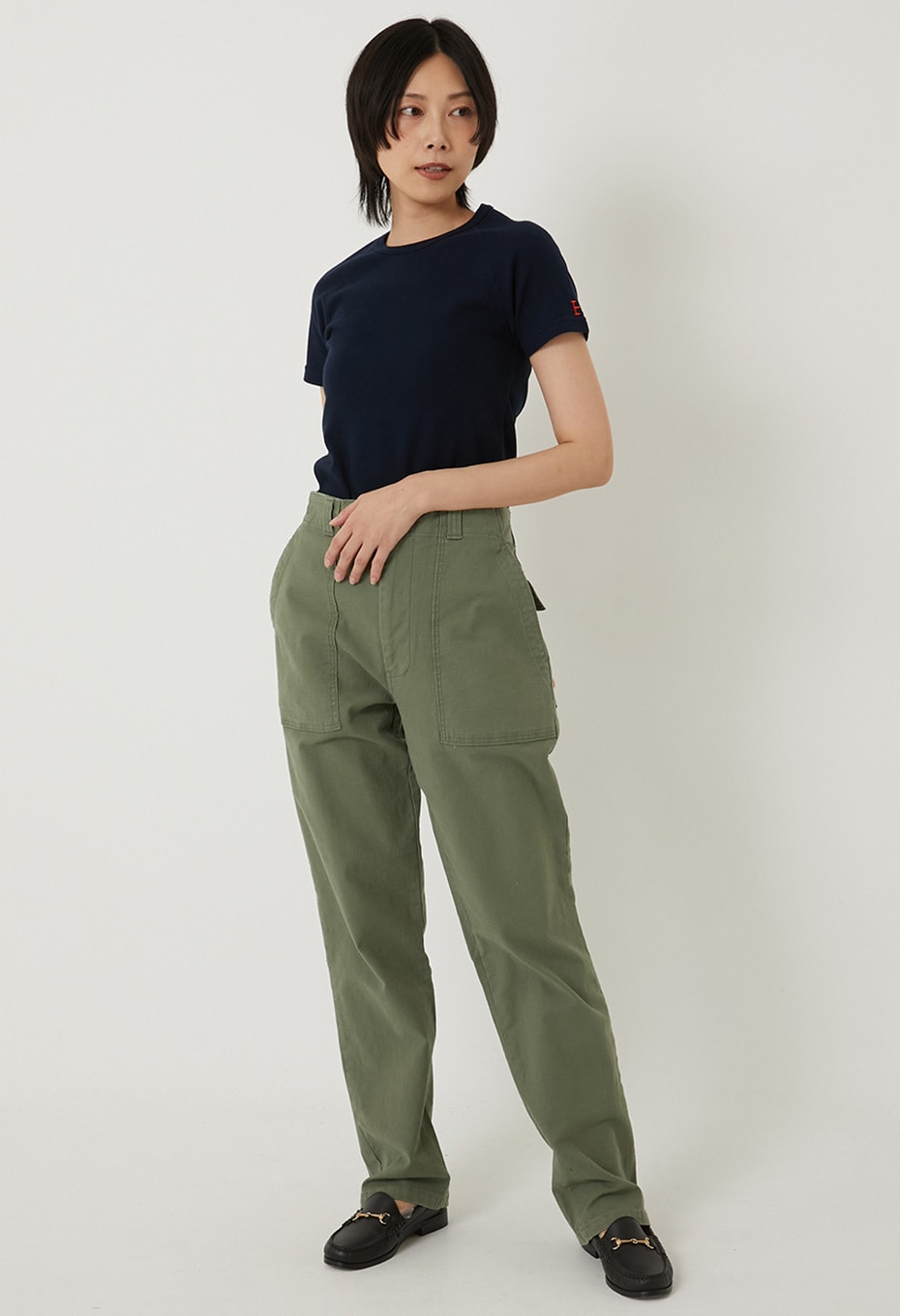 ストレッチフライス ショートスリーブ Tシャツ - DARK NAVY