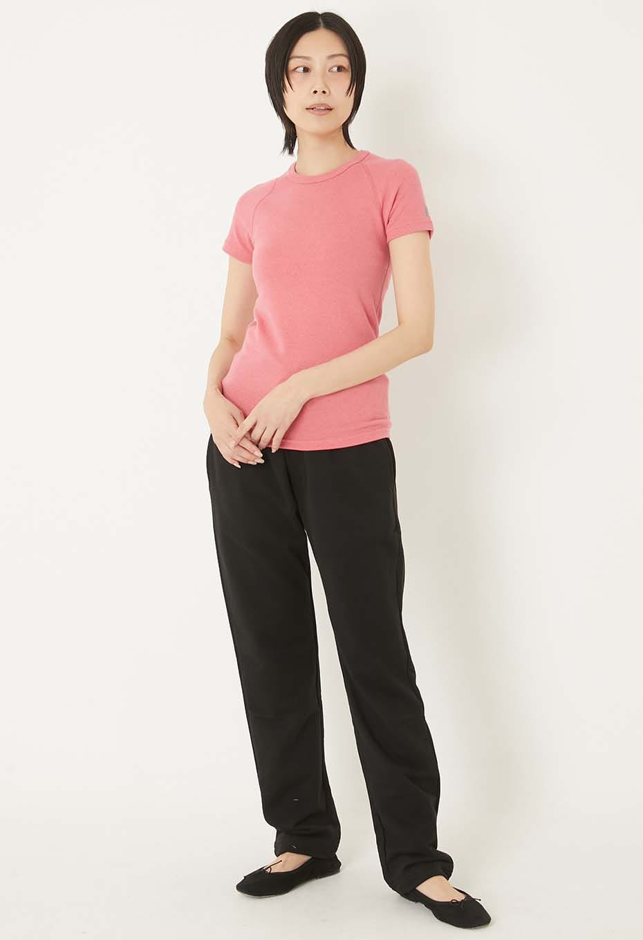 ストレッチフライス ショートスリーブ Tシャツ - WINE