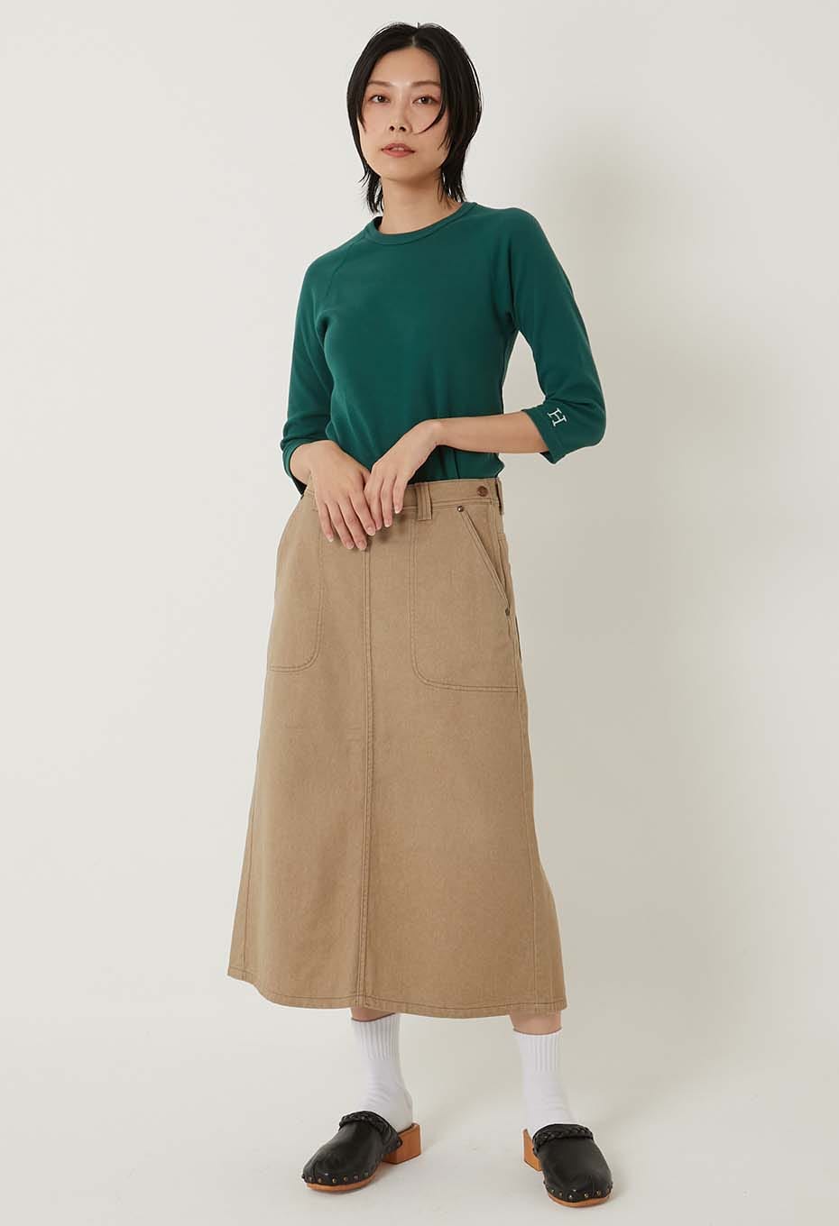 ストレッチフライス ハーフスリーブ Tシャツ - DARK GREEN