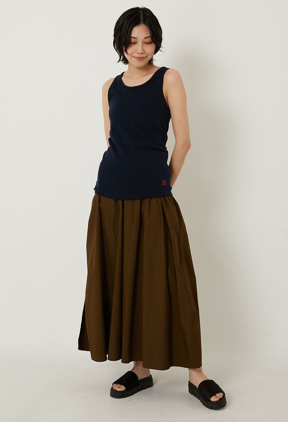 ストレッチフライス タンクトップ - DARK NAVY