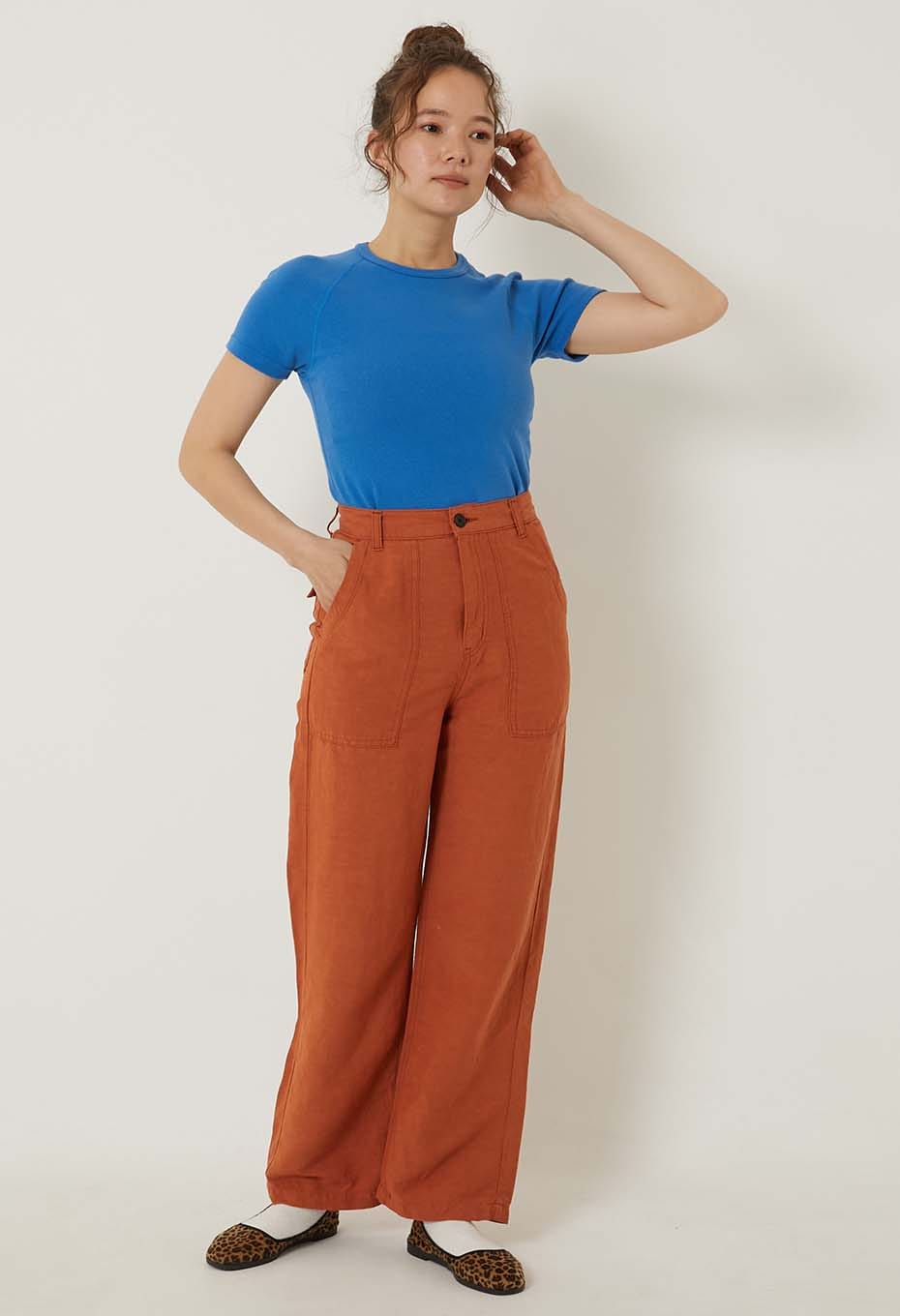 ストレッチフライス ショートスリーブ Tシャツ - ROYAL BLUE