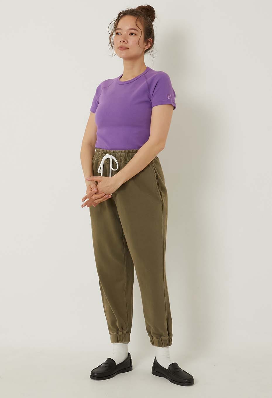 ストレッチフライス ショートスリーブ Tシャツ - PURPLE