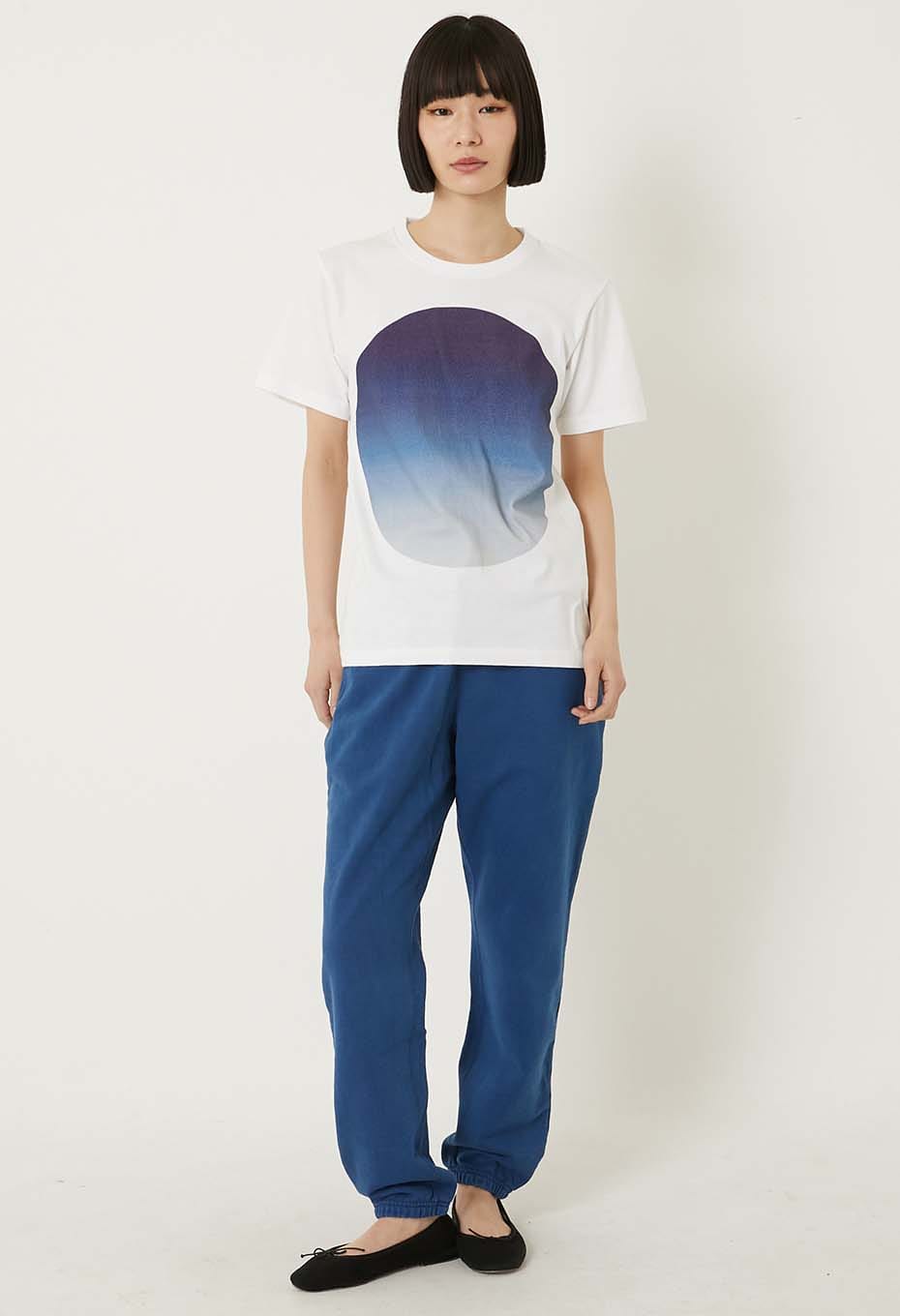 オオマルグラデーション ショートスリーブ Ｔシャツ - BLUE