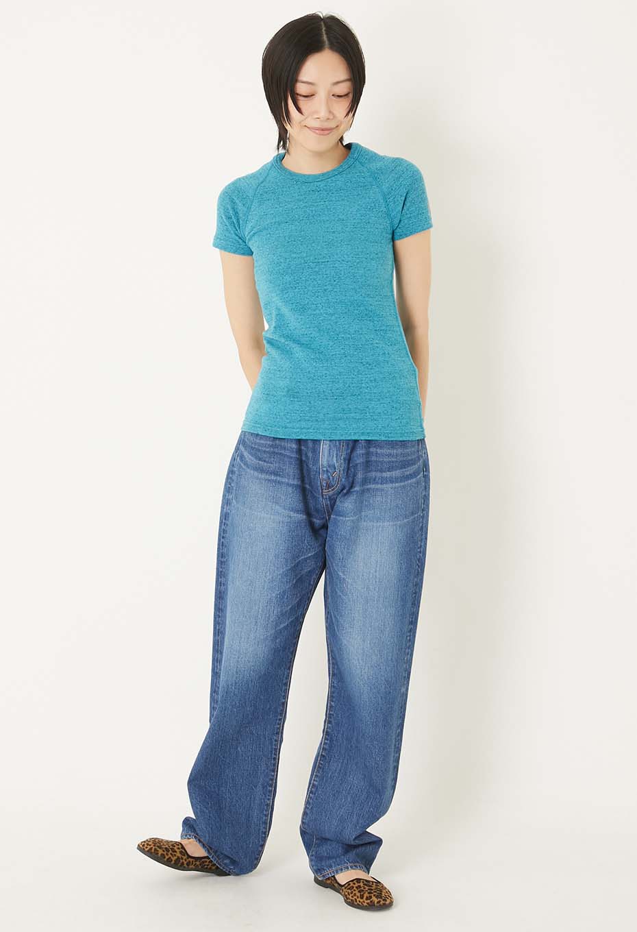 ストレッチフライス ショートスリーブ Tシャツ - CB BLUE
