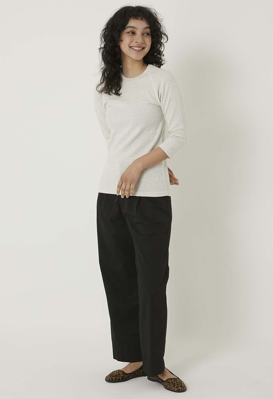 ストレッチフライス ハーフスリーブ Tシャツ - NATURAL