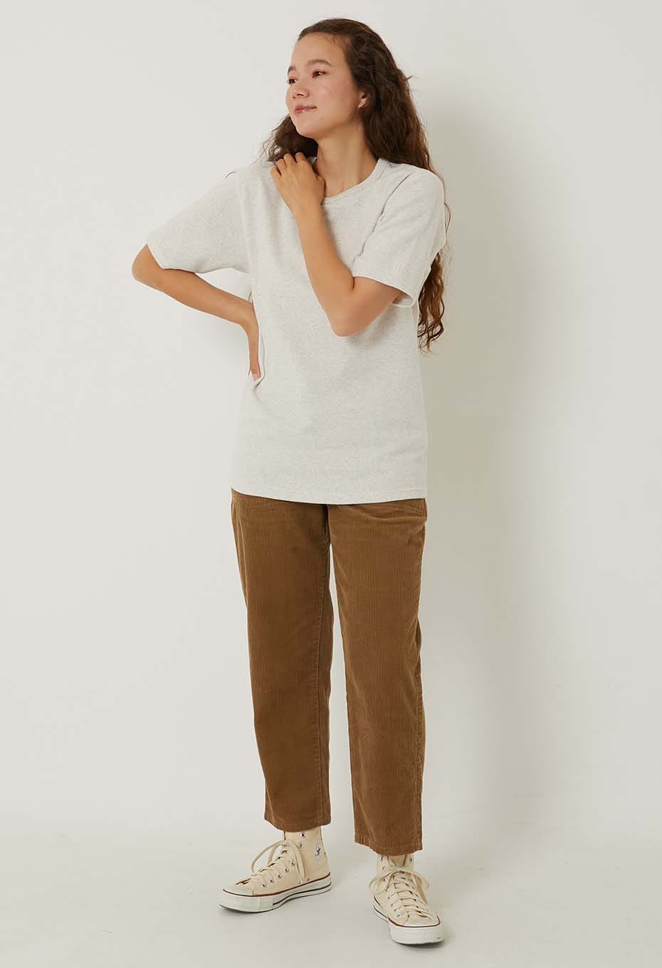 Stretch Fraise Comfortable short sleeve T-shirt - NATURAL