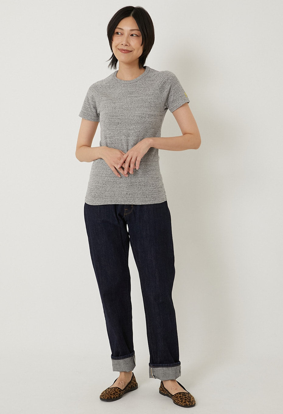ストレッチフライス ショートスリーブ Tシャツ - GREY